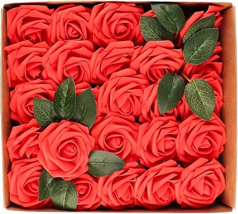 Amazon 造花 バラ 花束 花 人造薔薇 手作り 装飾ローズ 枯れない 生け花 50個セット 結婚式 パーティー 開店祝い 結婚祝い 卒業祝い 誕生日 卒業祝い 2次会 パーティー 造花 オンライン通販
