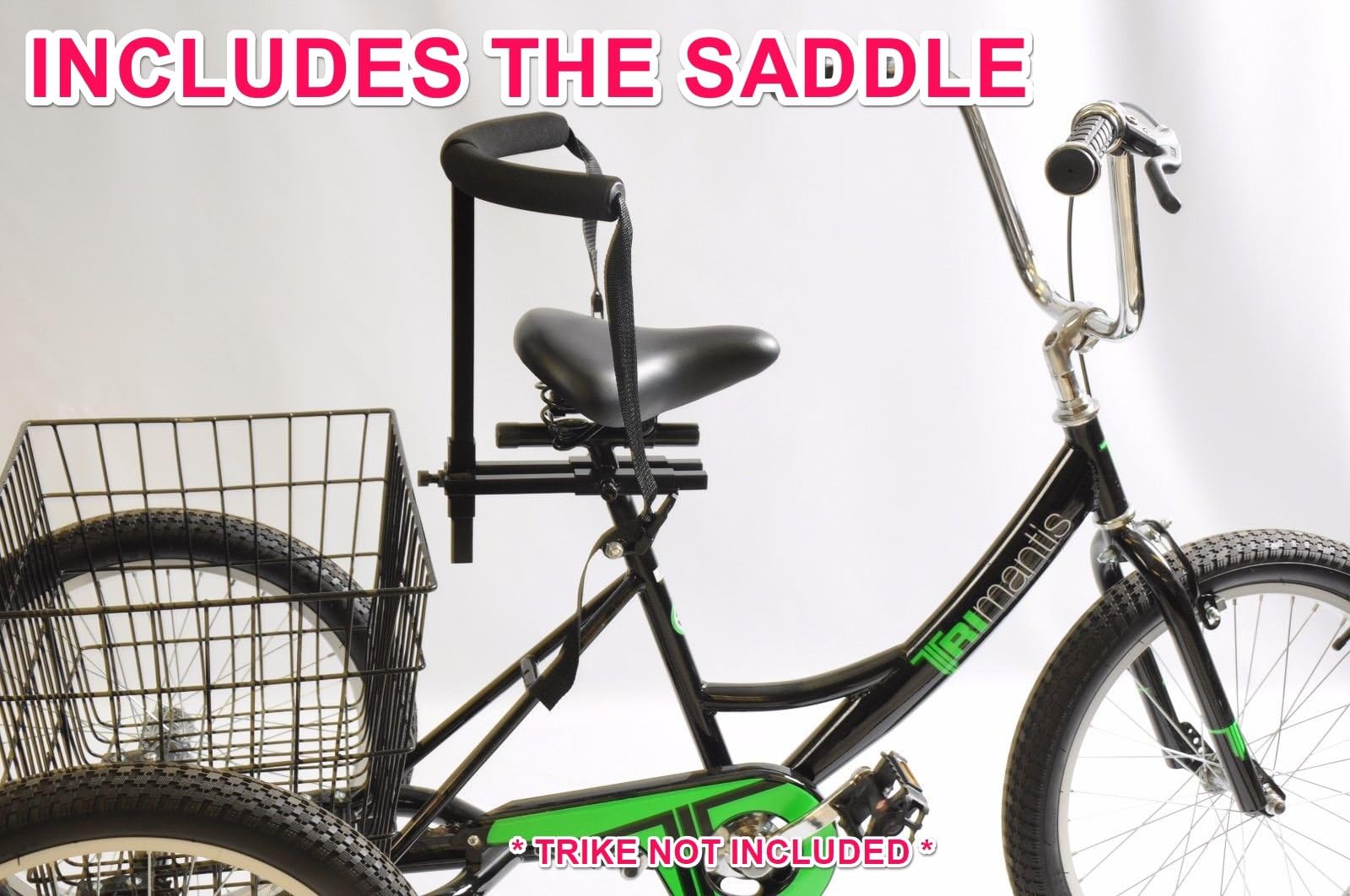 SPECIAL NEEDS TRICYCLE,TRIKE,BIKE BACKREST SUPPORT WITH WAIST BELT, GREAT MOBILITY AID SUPPLIED WITH COMFORT SADDLE SEAT