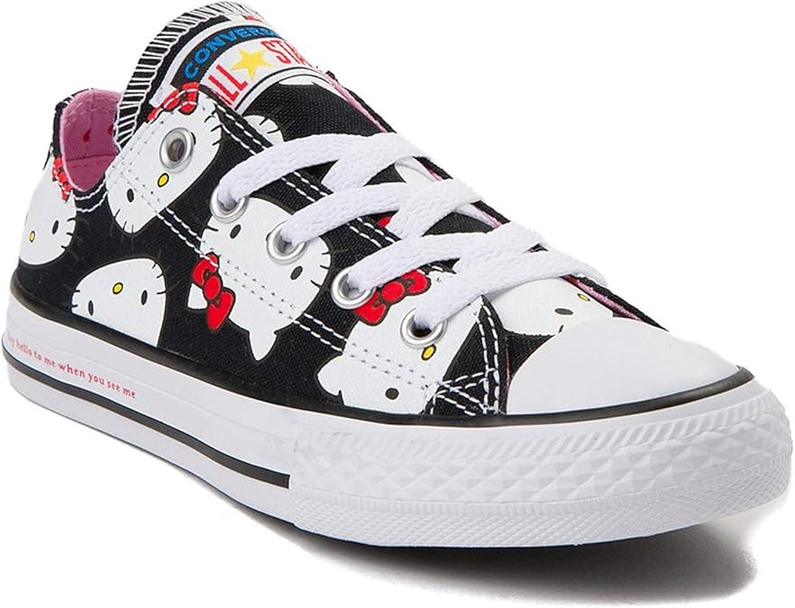Converse Hello Kitty Kids Shoes Various Styles Black Size 3 Little