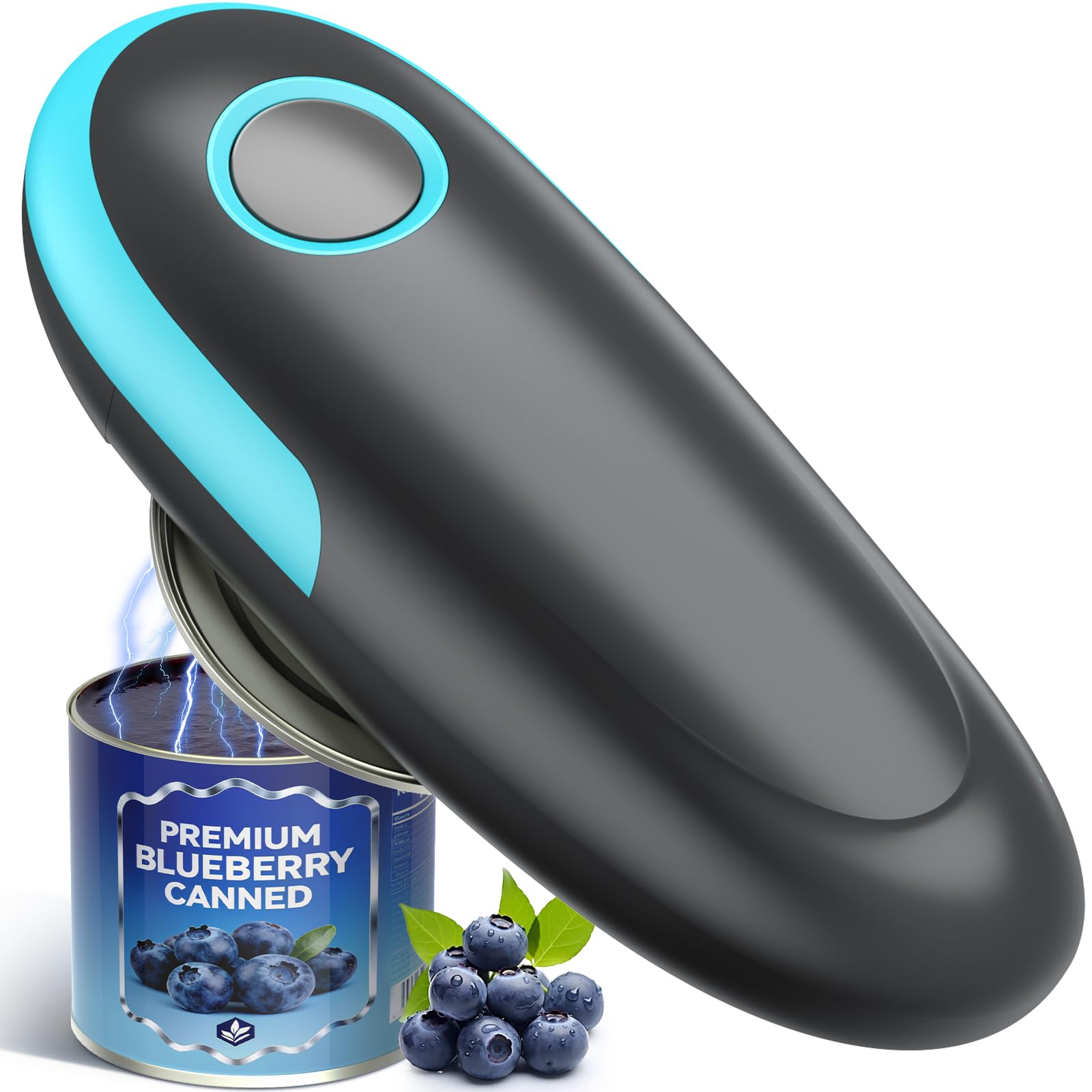 Photo 1 of 2025 Electric Can Opener, One Touch Automatic Can Opener Fits All Can Size, Handheld Smooth Edge Food Safe Can Openers Electric for Kitchen, Kitchen Gadgets Can Opener for Seniors, Arthritis and Chef