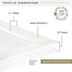 MCS Studio Gallery 8x10 Picture Frame White