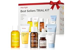 MA:NYO Best Sellers Kit | Travel size Trial & Gift Set | Pure Cleansing Oil, Pure Cleansing Foam, Bifida Biome Ampoule, Bifida Biome Toner, Panthetoin Cream | Korean Skin Care, Skin Repair Solution