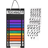 Karate Belt Display Rack with Stickers for Taekwondo BJJ Learners 12 Belts | Taekwondo Belt Display Hanging Holder with Medal Rack, Felt Jiu Jitsu Belt Holder for Martial Art, Karate Learners