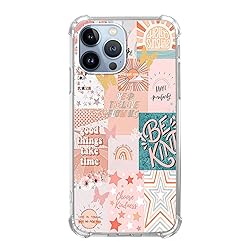 Light Pink Indie Aesthetics Collage Case Compatible