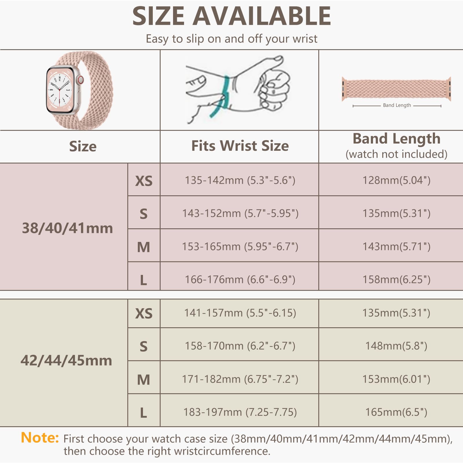 Zedoli Braided Solo Loop Compatible with Apple