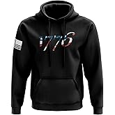 Tactical Pro Supply Patriotic American Flag Heavyweight Hoodies for Men and Women