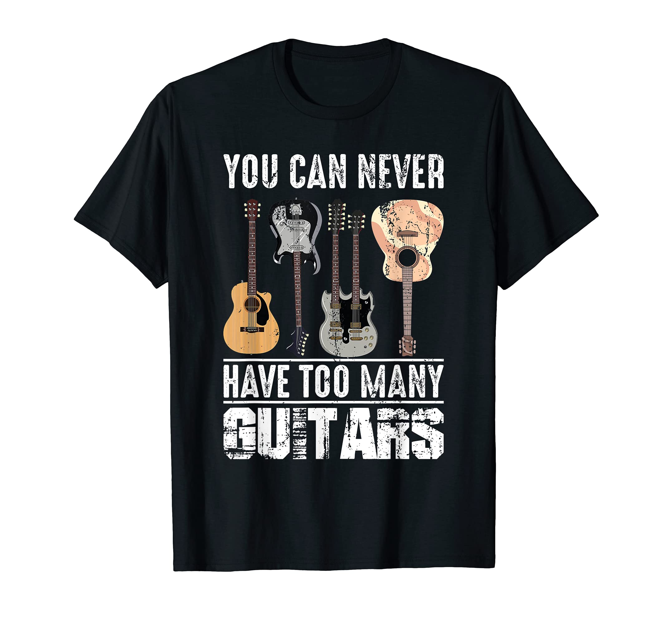 Funny Acoustic Guitarist Musical Instrument Electric Guitar T-Shirt