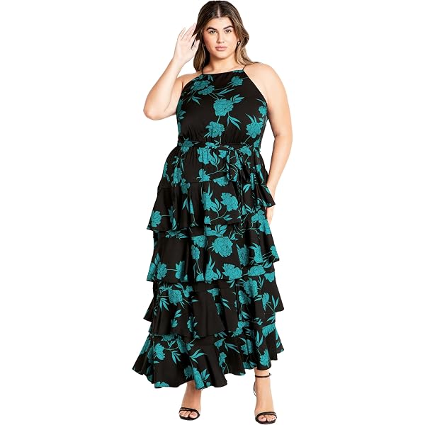 Amazon.com: City Chic Women's Plus Size Maxi Cocktail Dress