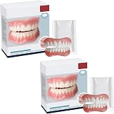 Multifunctional Silicone Denture Set, Silicone Reline Denture Set, 𝐒ilicone Full 𝐃enture 𝐒et, Moldable 𝐃entures, Ayyecoeeye Teeth Premium Dentures (2)