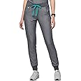 FIGS Zamora Jogger Style Scrub Pants for Women — Slim Fit, 6 Pockets, Yoga Waistband, Ribbed Ankle Cuffs, Anti-Wrinkle