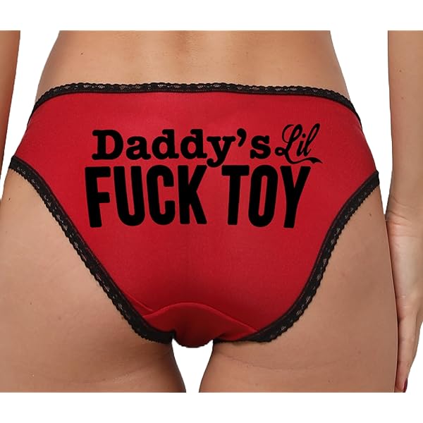 dildos für männer Knaughty Knickers Anal Plug Me Butt Slut Ass Play Adult Design Red and  Black Bikini Panties at Amazon Women's Clothing store