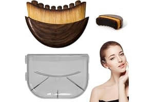 Dry Brushing Face Brush, Lymphatic Contour Face Brush, Chin & Jawline Sculpting, Lymphatic Drainage Massager for Face, Ergono