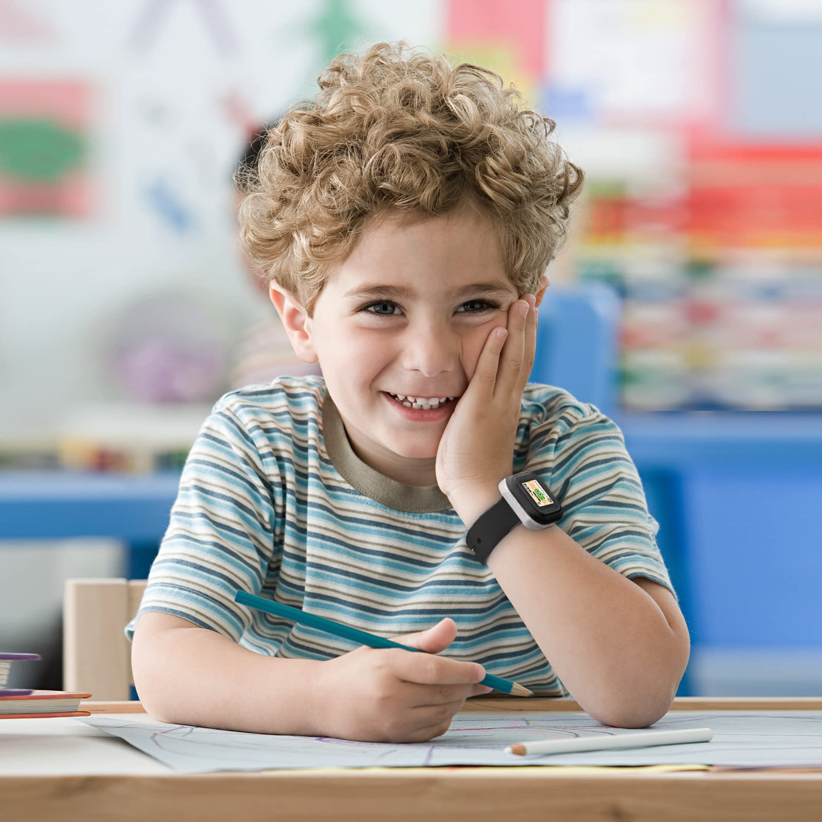 NewJourney Compatible with SyncUP Kids Watch 2/1 Band, Soft Silicone Watch Bands Compatible with T-Mobile Sync UP Kids Watch for Boys Girls