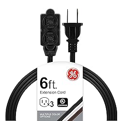 GE 3-Outlet Extension Cord with Multiple Outlets 6