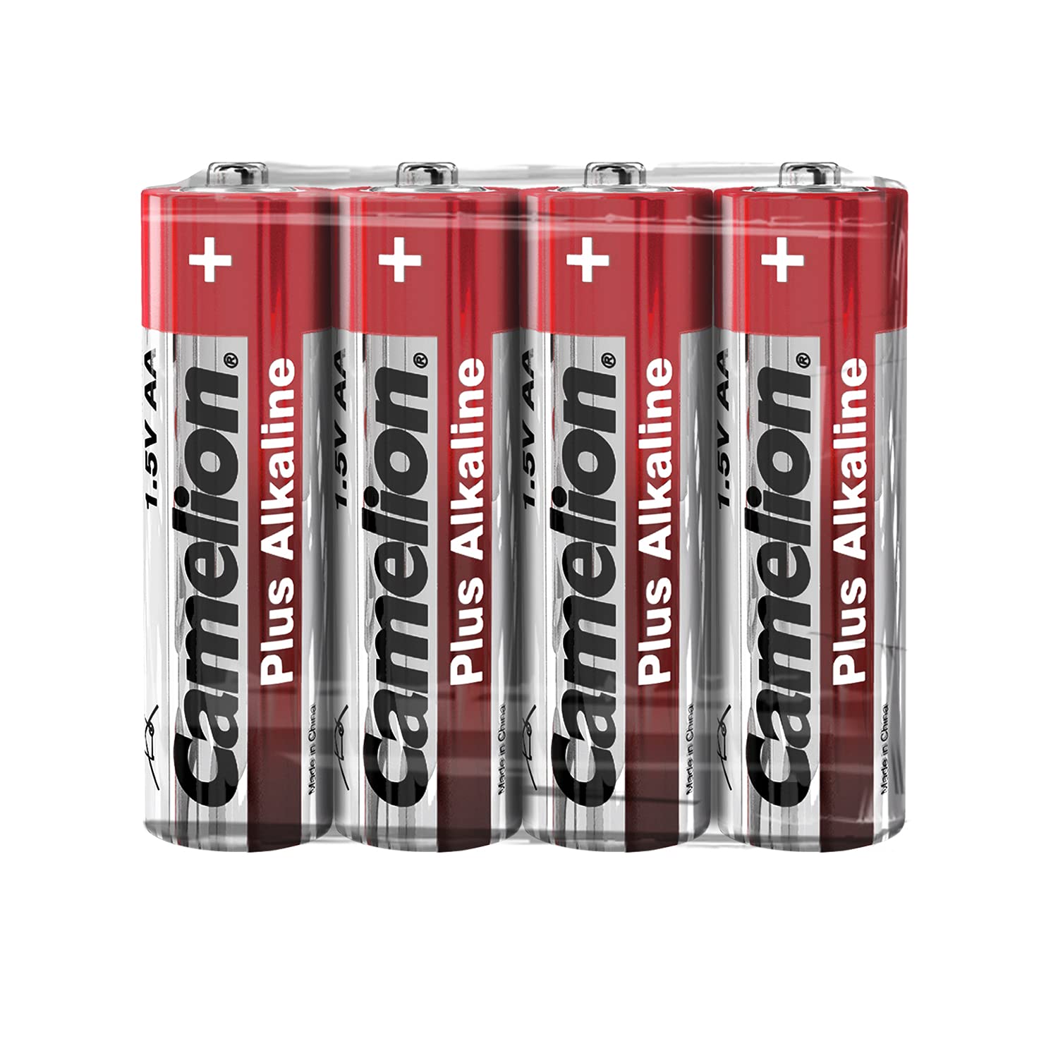 Camelion LR 6 AA Mignon Plus Alkaline Battery (Pack of 4) (Shrink Wrap Packaging)