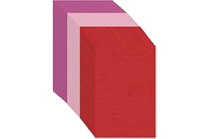 CIEOVO 80 Sheets Valentine's Day Cardstock Thick Paper, Red Pink Rose Red Cardstock Paper Printable Card Stock for Valentine's Day Wedding Card Making Arts Crafts Invitations Greeting Cards Gift Tags
