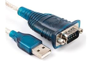 FT232RL USB RS232 Cable to DB9 Male Full Pinout Compatible with UC232 US232 Micro USB Serial Cable Type C Serial Cable … (150