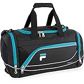 Fila Sprinter 19" Sport Duffel Bag, Black/Teal