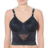2202 Longline Wireless Bra | Extra-Firm Shapewear Support | Made in USA | Expandable Cups & Posture Back