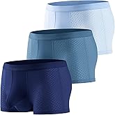 Evankin Men Mesh Ice Silk Underwear with Bulge Pouch Breathable Cool Boxer Briefs Ultra-thin panties