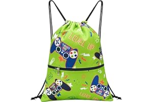 WAWSAM Drawstring Backpack for Kids, Drawsting Gym Swim Bag for Boys Girls