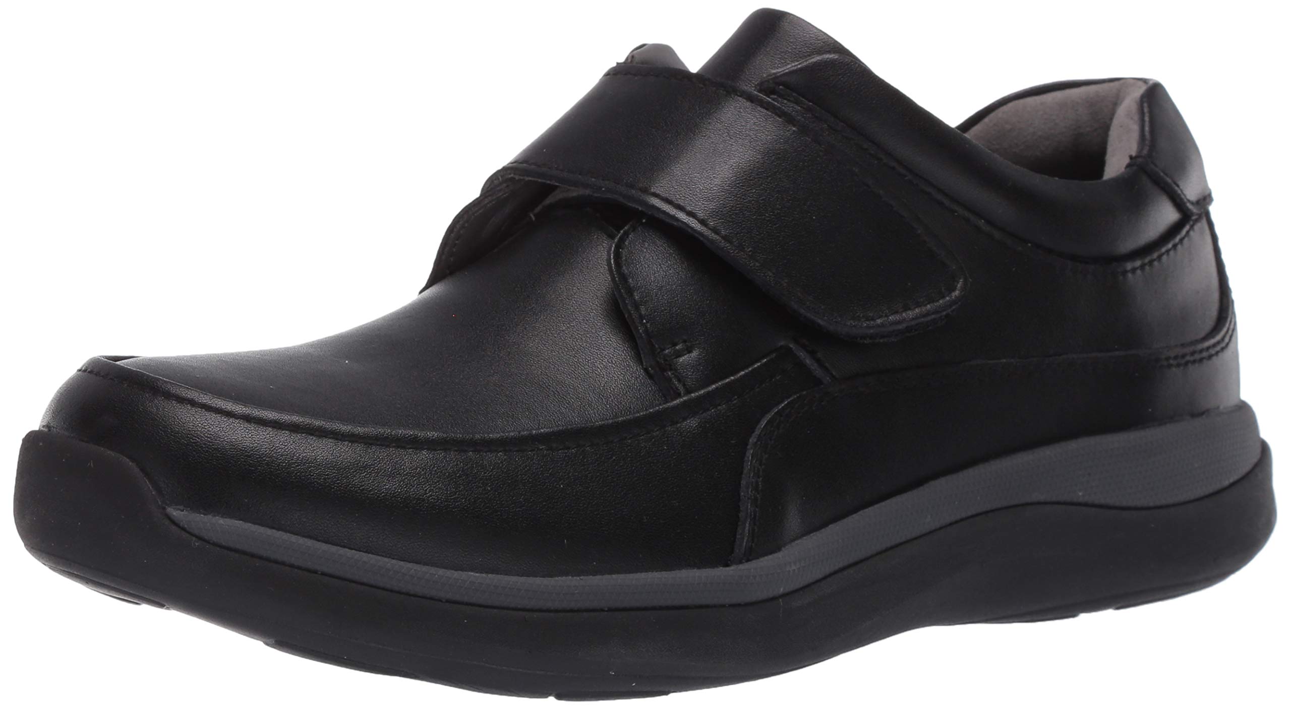 Propét Men’s Parker Oxford Strap Shoe, Black, 9.5 Medium US