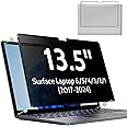 Nano 13.5 Inch Privacy Screen for Microsoft Surface Laptop 6/5/4/3/2/1, Removable Film Anti-Spy Filter Black Security Protector, Anti Glare Blue Light Shield Matte Screen Guard
