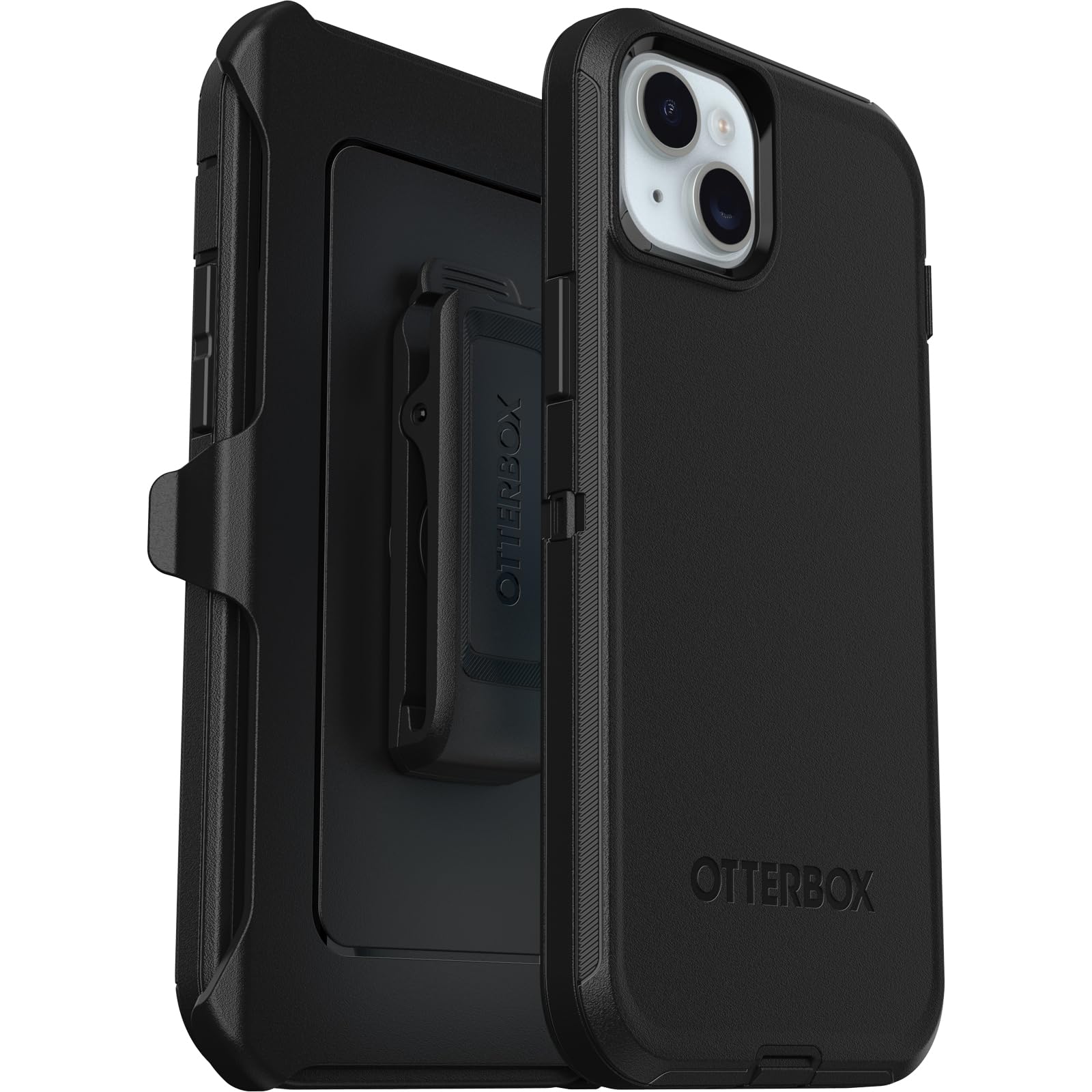 OtterBox Defender Case for iPhone 15 Plus/iPhone 14 Plus, Shockproof, Drop Proof, Ultra-Rugged, Protective Case, 5x Tested to Military Standard, Black — image 1
