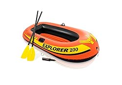 Intex Explorer 200 Inflatable 2 Person River Boat