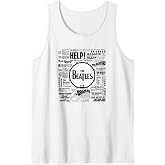 The Beatles - Beatles Singles World Art Tank Top