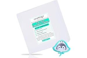 Craftido 8"x8" 150 Sheets Cut Away Embroidery Stabilizer Backing for 4x4 and 6x6 Hoops 2.5oz Medium Weight for Machine Embroidery and Hand Sewing