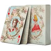 strublfe Style Playing Cards, Alice Tea Party Theme Playing Card, Beautiful Childhood Memories Themed Poker Cards, Standard Cards, 54 Unique Exquisite Illustrations.