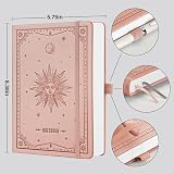 EMSHOI A5 Notebook Lined Journal 320 Pages 100gsm Pink Vegan Leather view 2