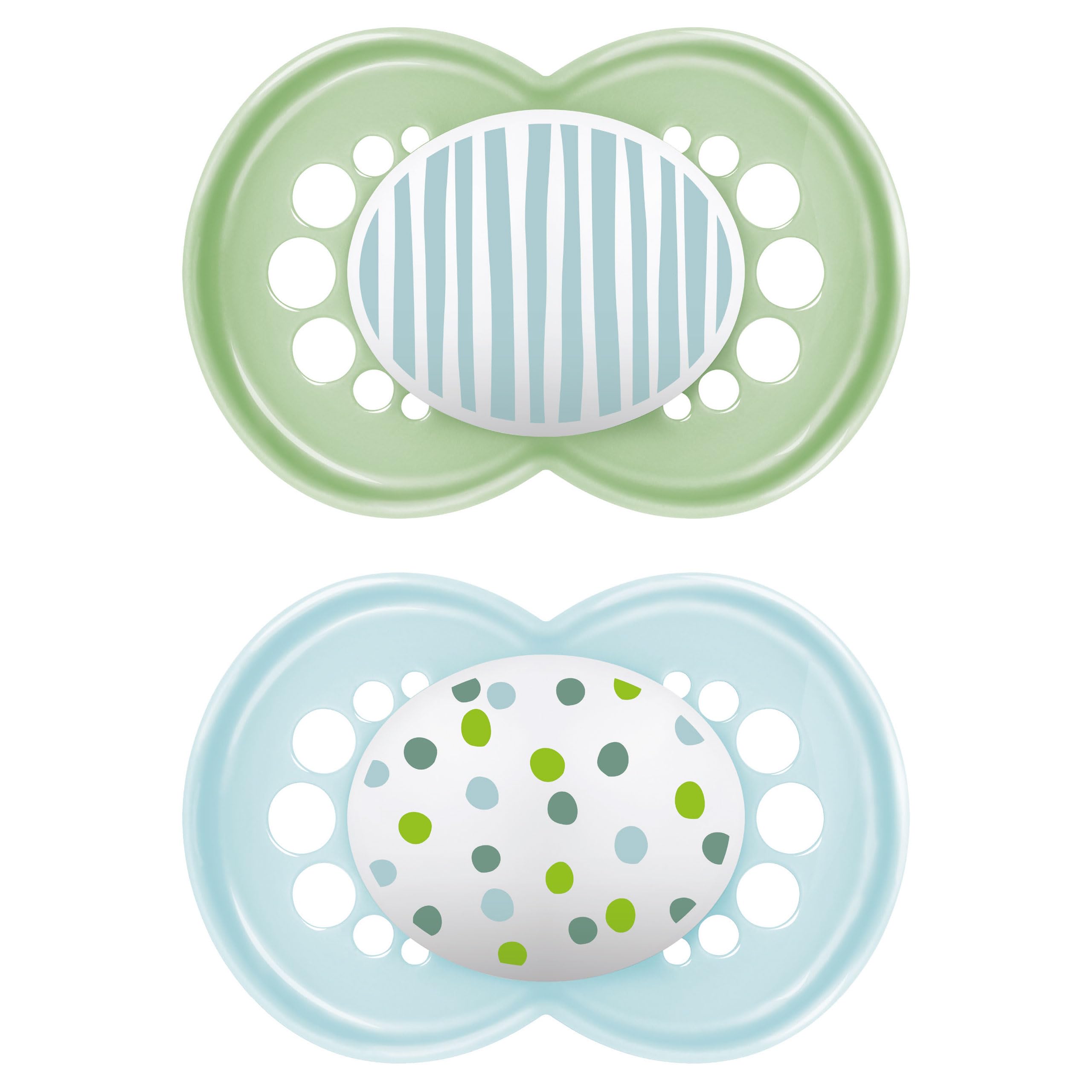MAM SkinSoftTM Ultra Soft Silicone Teat Pacifier for 16+ Months, Neutral (Pack of 2) with Self-Sterilizing Box S217
