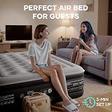 OlarHike Inflatable Mattress Double Air Bed with Built In Pump 135x190x46cm view 6