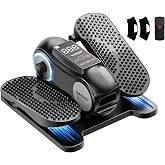 Yagud Under Desk Elliptical Machine, Elliptical Leg Exerciser as Seen on TV | Portable Quiet Electric Seated Pedal, 12 Speed &amp; 12 Modes, Remote Control, Clear Display, Gift for Senior Women &amp; Men