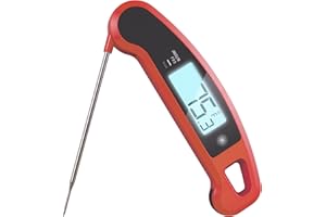 Lavatools PX1D Javelin PRO Duo Ultra Fast Professional Digital Instant Read Meat Thermometer for Grill and Cooking, 4.5" Probe, Auto-Rotating Backlit Display, Splash Resistant – Sambal