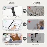 AGM Dry Erase Mini Whiteboard A4 30x21.5cm Double-Sided with Pens Kit view 5