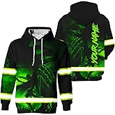 Maddly High Visibility US Flag Collection Safety Workwear Custom Name for Workers, Runners, Truckers, Patriotic