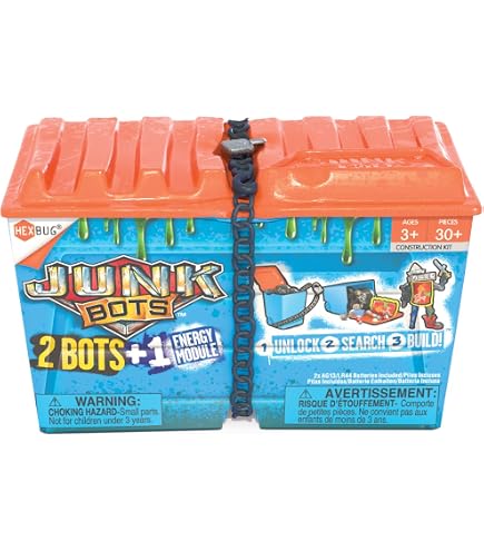 HEXBUG JUNKBOTS - Trash Bin Assortment