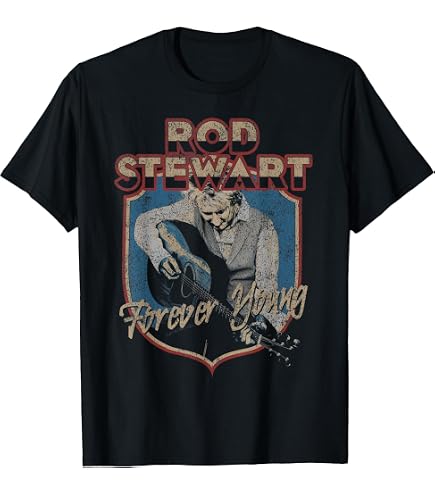 Amazon.com: Rod Stewart Official Rock The Holidays T-Shirt T-Shirt