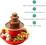 Global Gourmet Chocolate Fountain Mini Fondue Set with Party Tray view 2