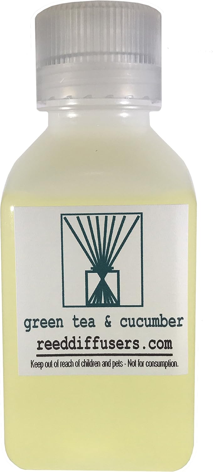 Green Tea & Cucumber Fragrance Reed Diffuser Oil Refill