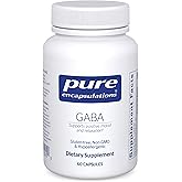 Pure Encapsulations GABA - Supplement to Support Relaxation & Moderation of Occasional Stress - with Premium GABA Amino Acids - 60 Capsules