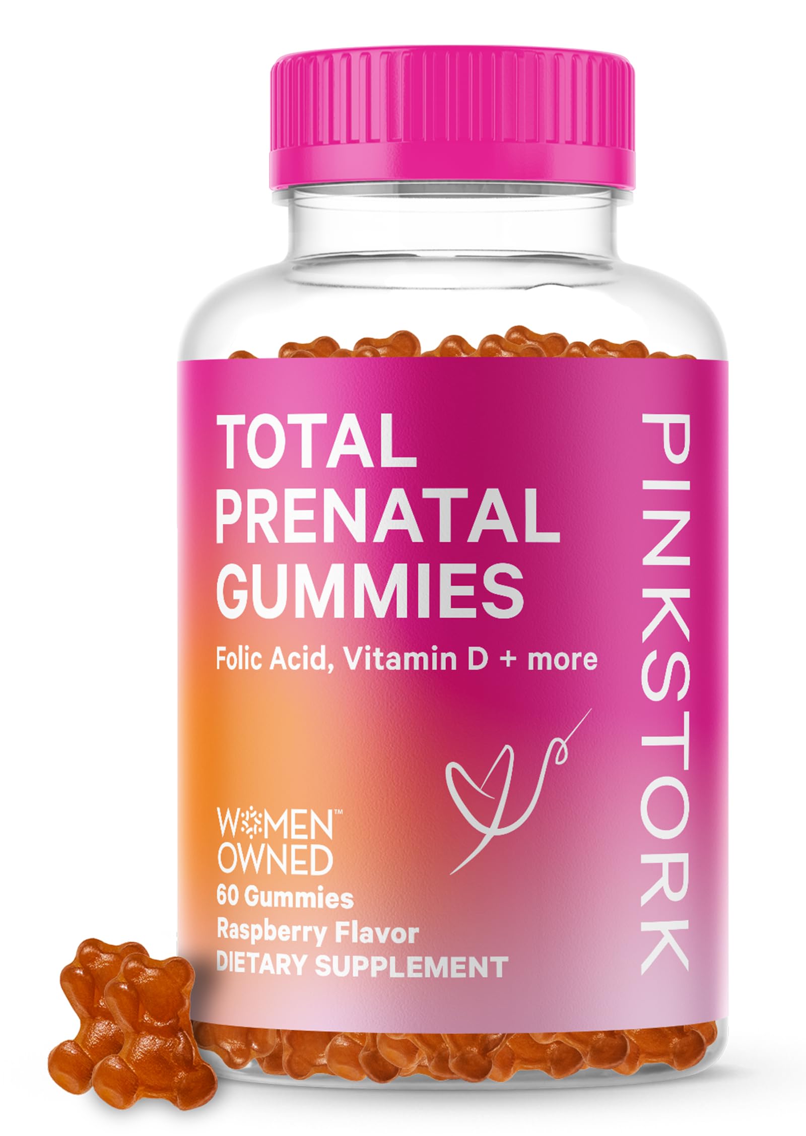 Mua Pink Stork Total Prenatal Vitamin Gummies for Women with Folic Acid