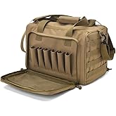 Tactical Gun Range Bag Deluxe Pistol Shooting Range Duffle Bags