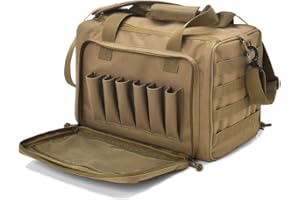 REEBOW TACTICAL Tactical Gun Range Bag Deluxe Pistol Shooting Range Duffle Bags