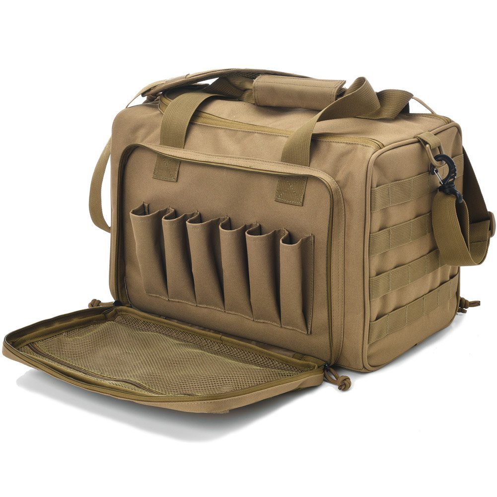 Tactical Gun Shooting Range Bag Pistol Range Duffel Molle Handgun Gear Ammo Bag 661021099406 eBay