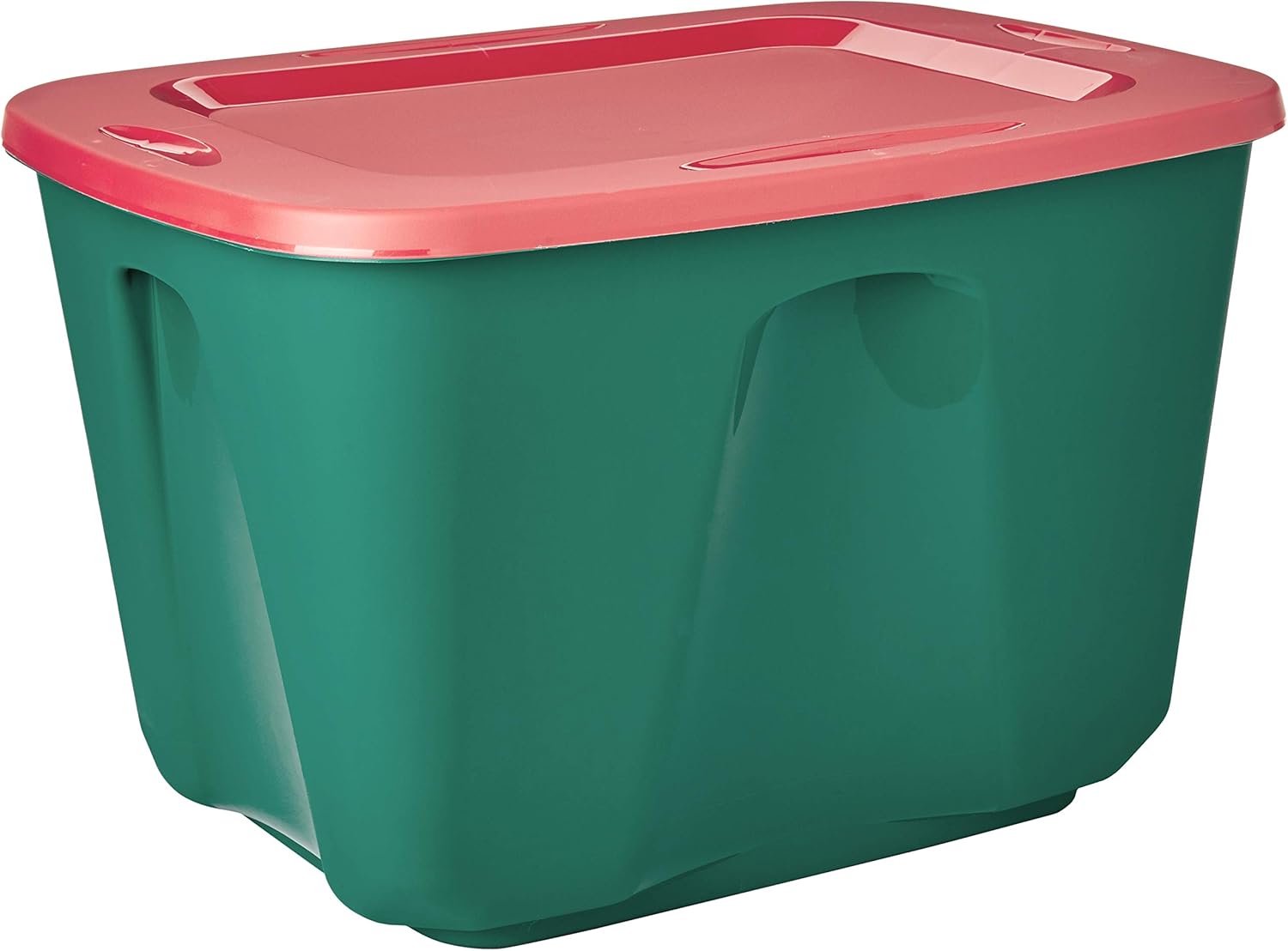 red 18 gallon tote