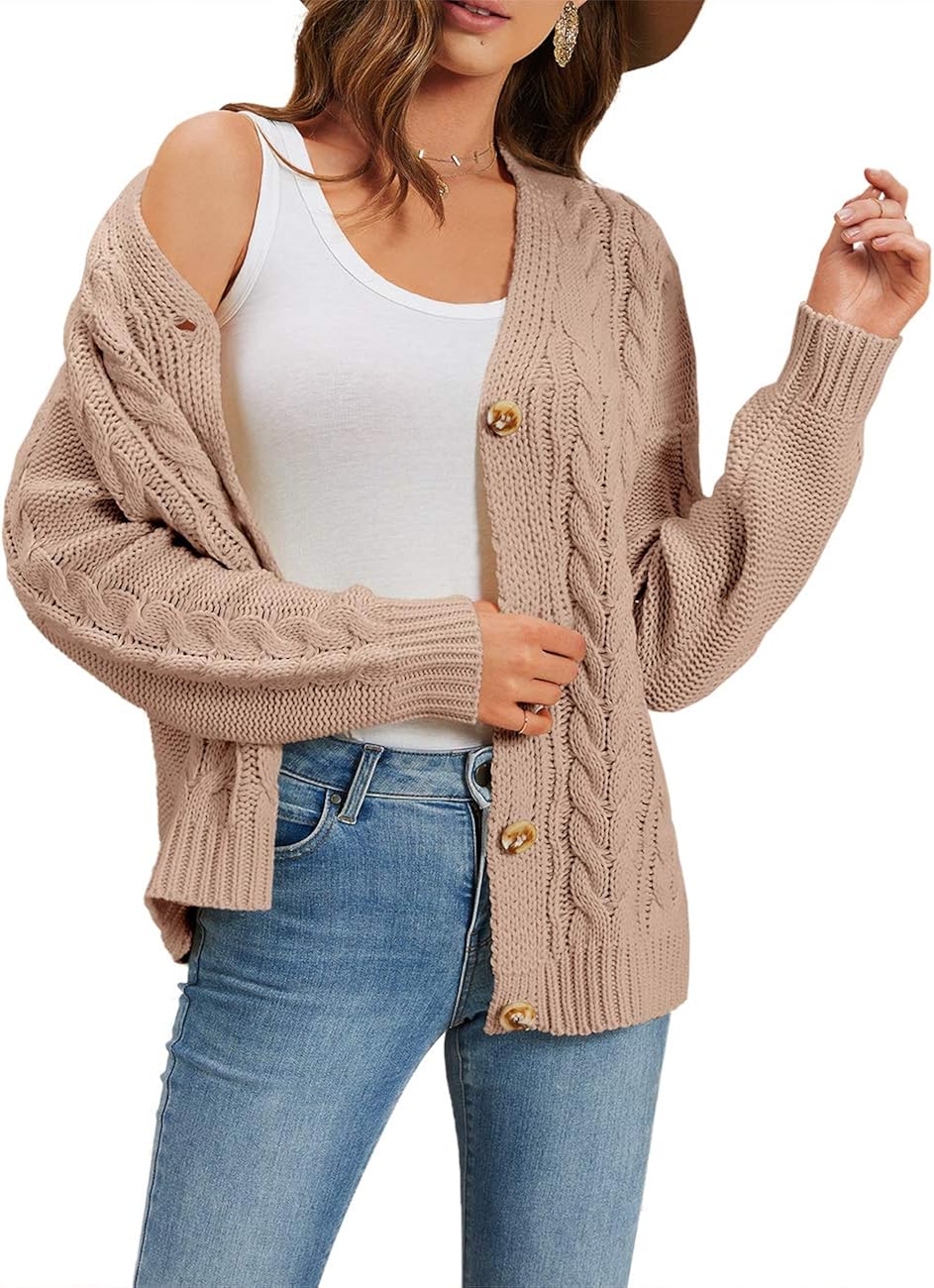 pink slouchy cardigan
